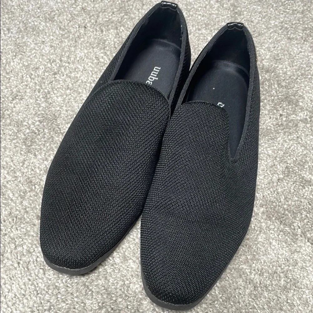 Uubarris Black Minimalist Slip-On Loafers formal Tuxedo shoes for prom 9